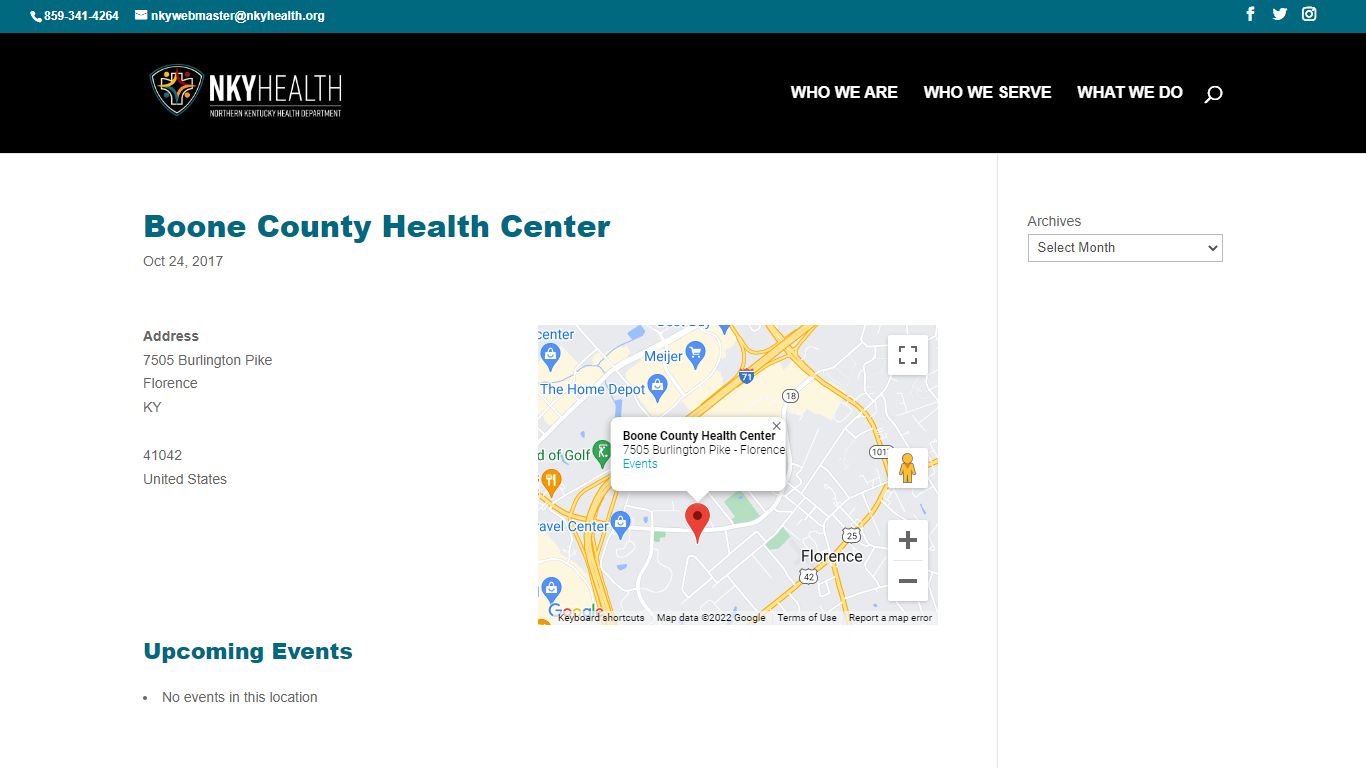 Boone County Health Center - Northern Kentucky Health Department